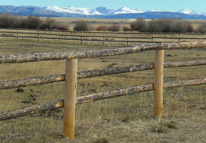 split pole fencing